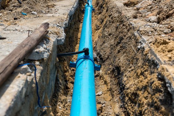 Water Main Installation in Herndon